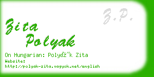 zita polyak business card